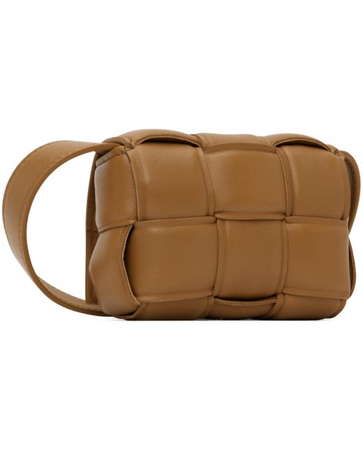 Bottega Veneta Black Tan Candy Padded Cassette Bag