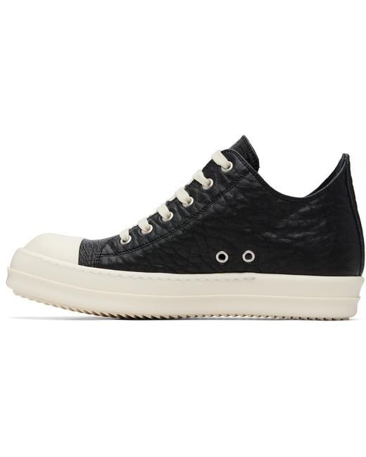 Rick Owens Black Tower Low Sneaks Sneakers for men