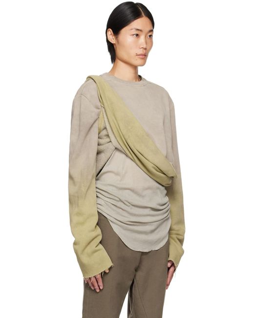 メンズ Rick Owens Moncler + トープ&ーン Subhuman スウェットシャツ Multicolor