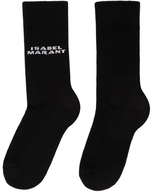 Isabel Marant Black Dawi Socks