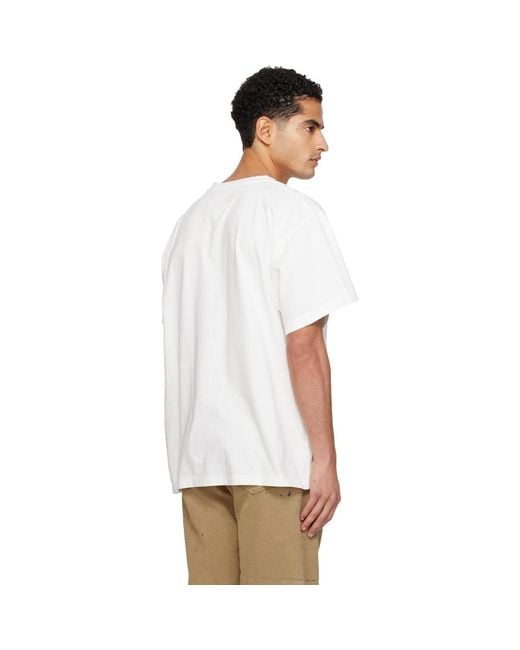 MM6 by Maison Margiela White Off- 'Mm6 Key' T-Shirt for men