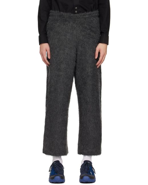 Our Legacy Black Gray Reduced Trousers for men