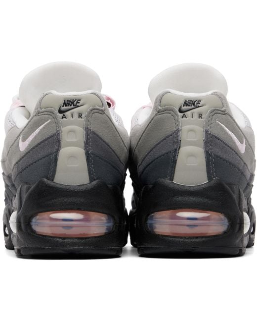 Nike Gray Air Max 95 Big Bubble Sneakers