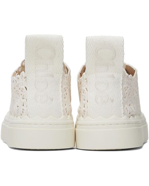 Chloé Black Off-white Lauren Sneakers