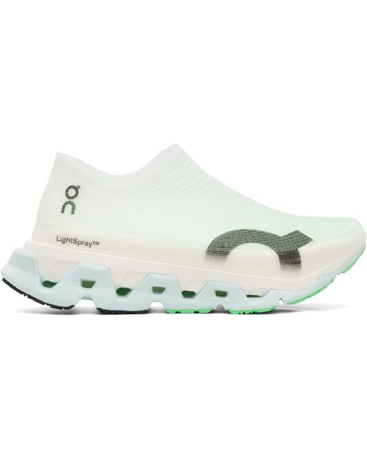On Shoes Green Cloudmster 3 Hyper Ls Sneakers for men
