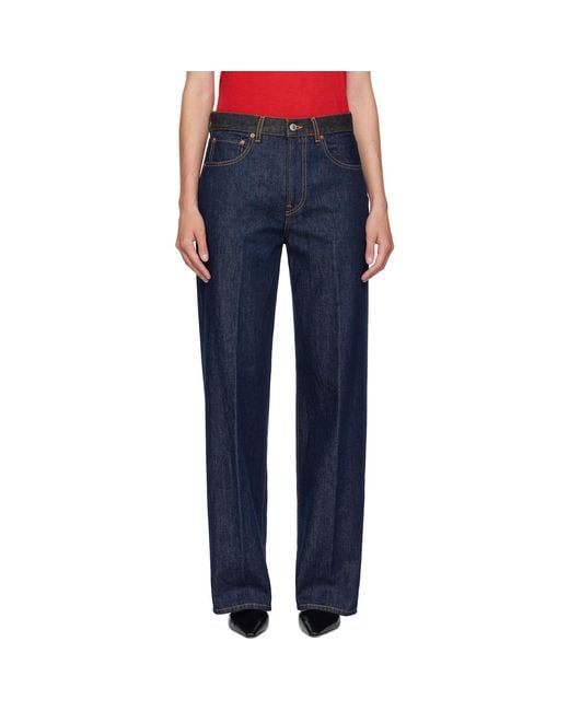 6397 Blue Contrast Wb Jeans