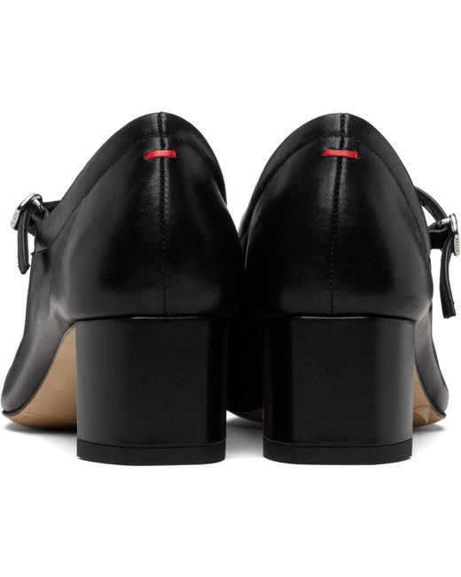 Aeyde Black Lina Heels