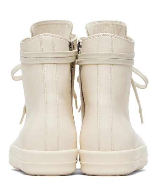 Rick Owens Black Off- Temple Sneakers for men