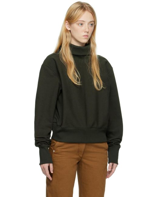 Col Roulé Côtelé Kaki Exclusif À Ssense Quira en coloris Black