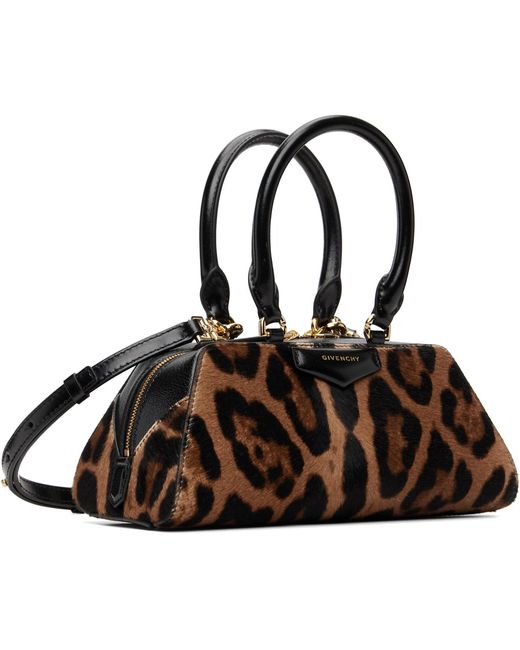 Mini Sac Horizontal Brun Clair Givenchy en coloris Black