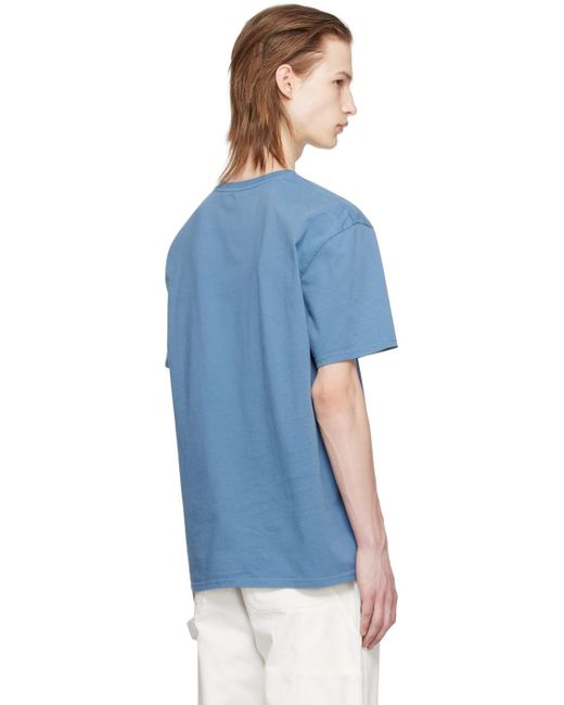 Saturdays NYC Blue Miller T-shirt for men