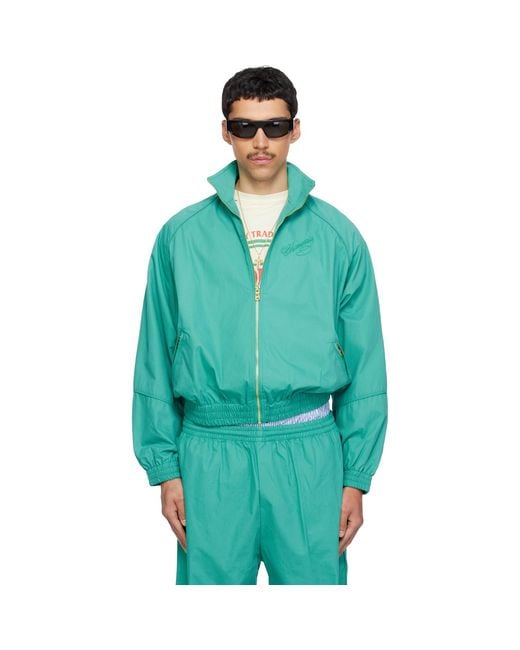Willy Chavarria Blue Ruff Rider Track Jacket for men