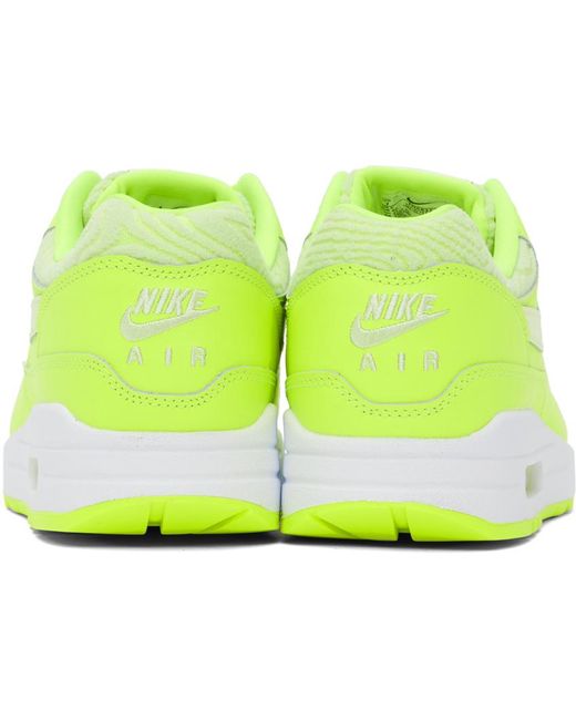 Nike Black Green Air Max 1 Prm Low Sneakers for men