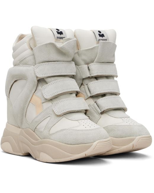 Isabel Marant Gray Off- Balskee Sneakers