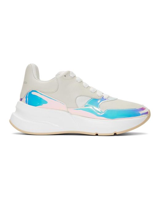 iridescent chunky trainers