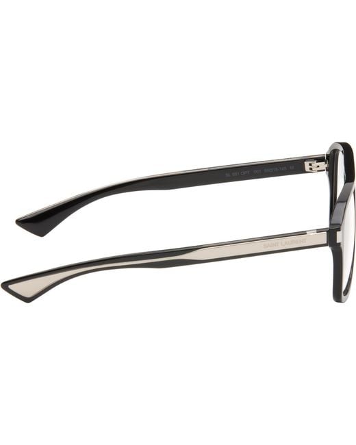Saint Laurent Black Sl 881 Glasses for men