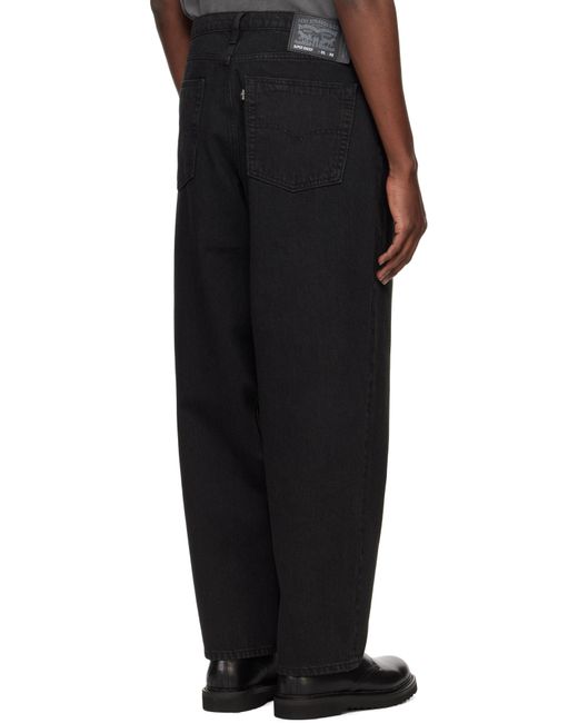 Levi's Black Skateboarding Super Baggy Jeans for men