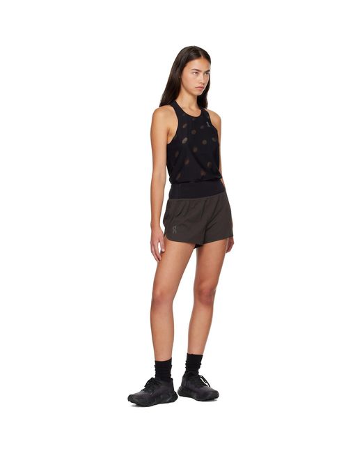 On Shoes Black Zero Breathe Tank Top