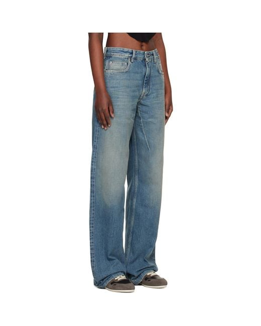 Rick Owens Blue Temple Geth Jeans