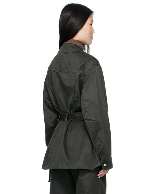 【関税込み】Holzweiler グリーン Pepha ジャケット Holzweiler グリーン Pepha ジャケット ブラック | Lyst
