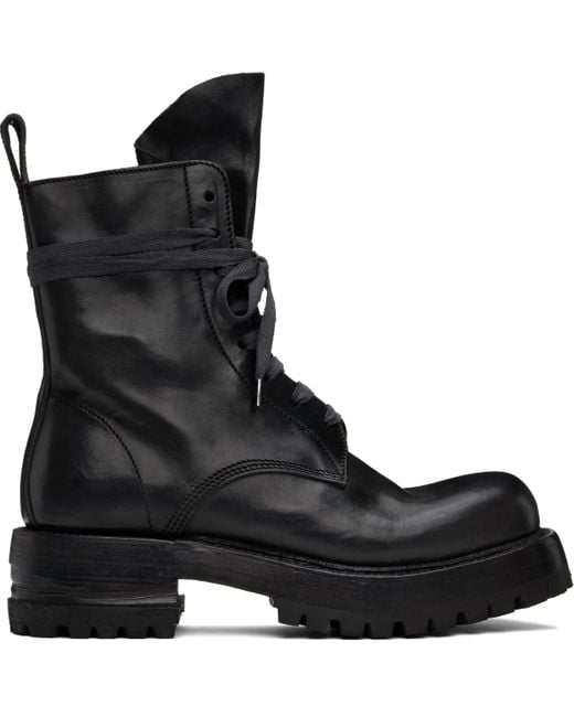 A Diciannoveventitre Black Zac Low Boots for men