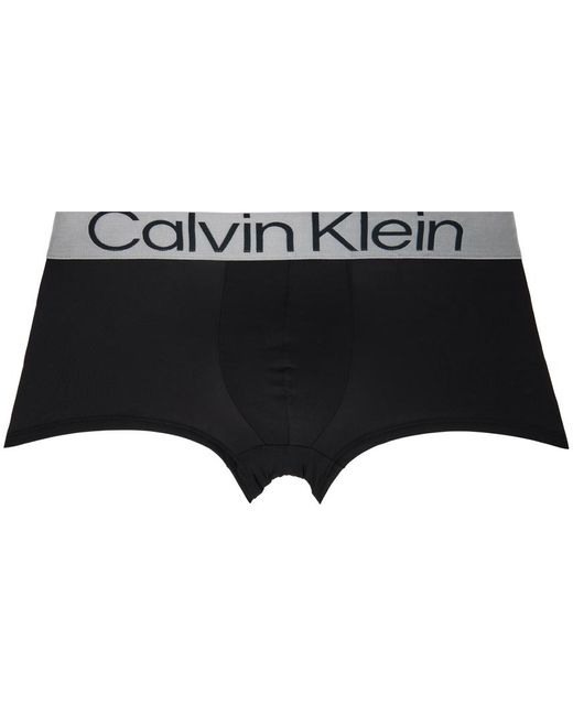 Calvin Klein Three-pack Black Reconsidered Steel Boxer Briefs for men