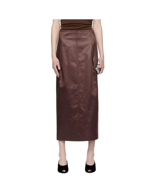 Lanvin Multicolor Straight Maxi Skirt