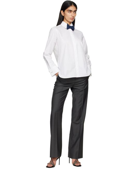 Max Mara ホワイト Laser シャツ White