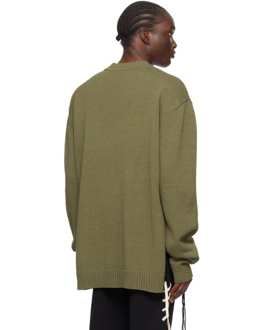 Pull Vert À Col Ras Du Cou Craig Green pour homme en coloris Green