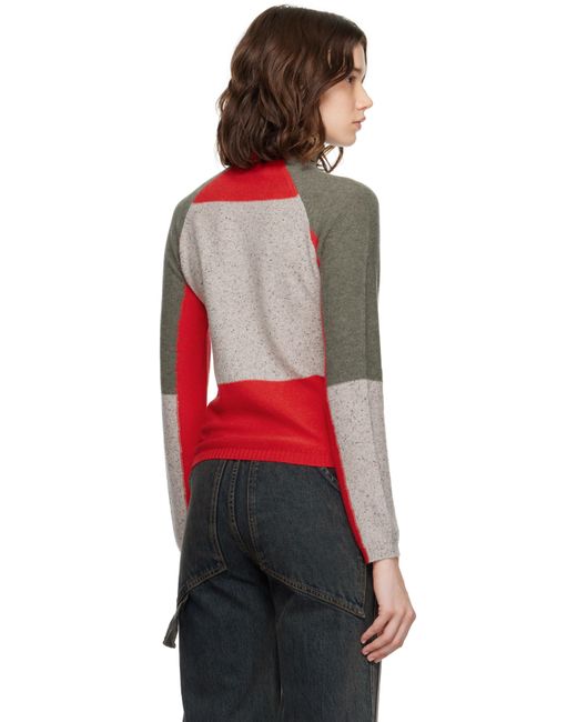 Eckhaus Latta Red Racer Turtleneck