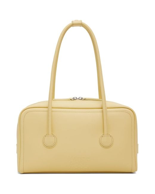 MARGE SHERWOOD Yellow Soft Boston Small Bag
