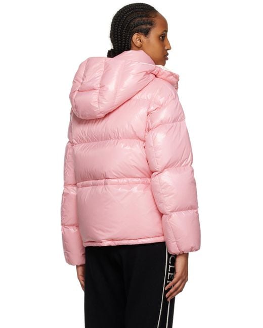 Moncler Pink Abbaye Down Jacket