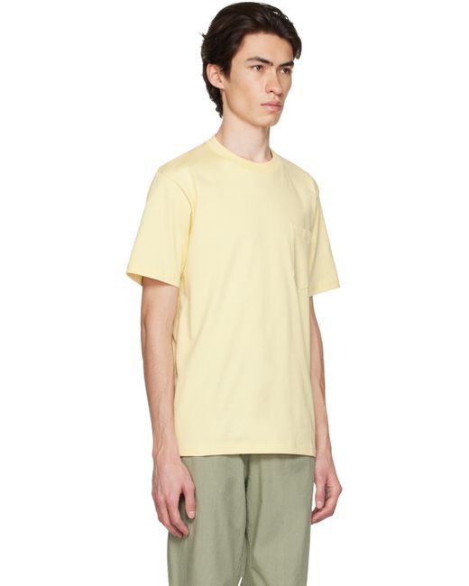 Norse Projects Multicolor Yellow Johannes T-shirt for men
