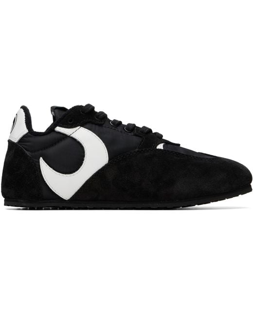 MARINE SERRE Black Ms Rise Iii Sneakers