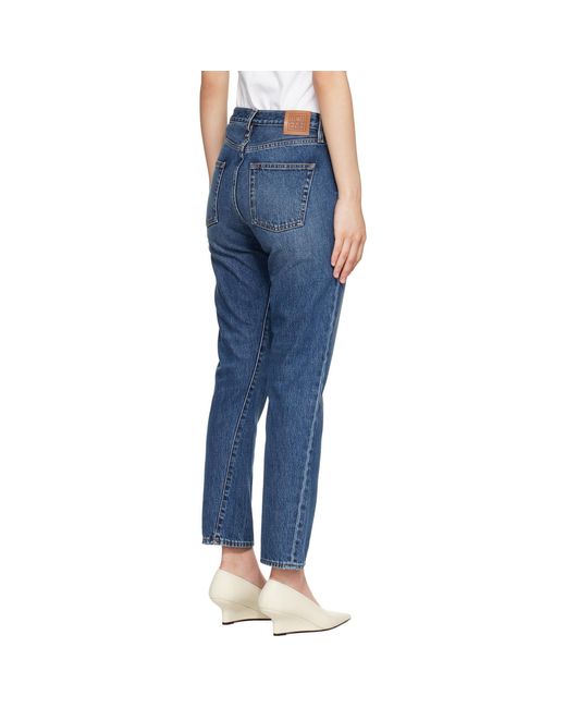 Totême Blue Twisted Seam Jeans