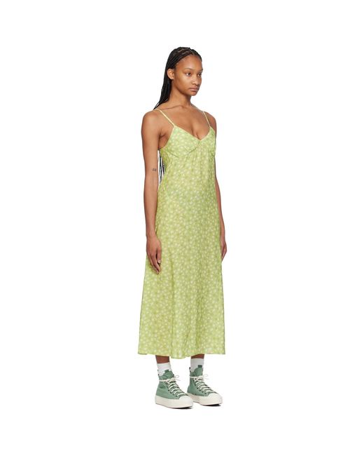 Maison Kitsuné Black Strap Maxi Dress