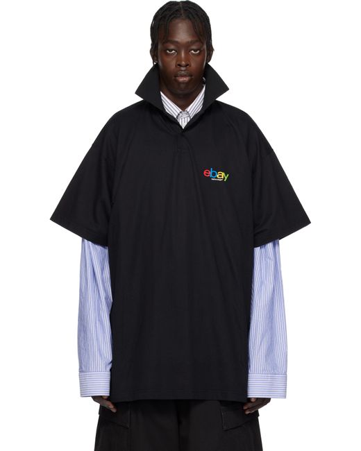 Balenciaga Black Ebay Edition Polo for men