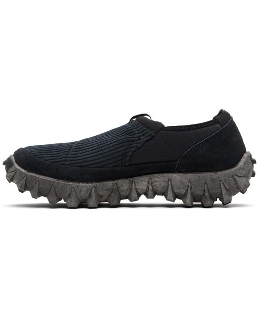 Salomon Black Snowclog Corduroy Loafers for men