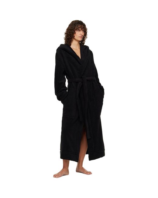 Rick Owens Black Temple Pentagram Bathrobe