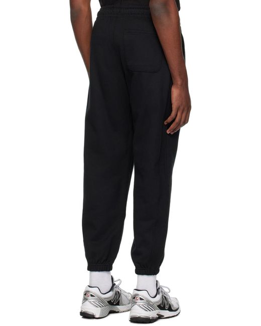 New Balance Athletics Remastered French Terry Sweatpant In Black Cotton Fleece for men