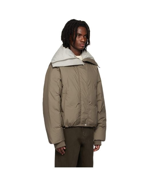 Entire studios Multicolor Khaki Kelly Down Jacket for men
