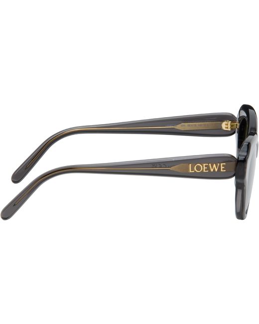 Lunettes De Soleil Swan Grises À Monture Étroite Loewe pour homme en coloris Green