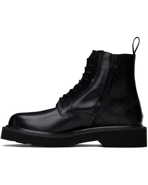 KENZO Black Paris ' Ukio' Boots for men