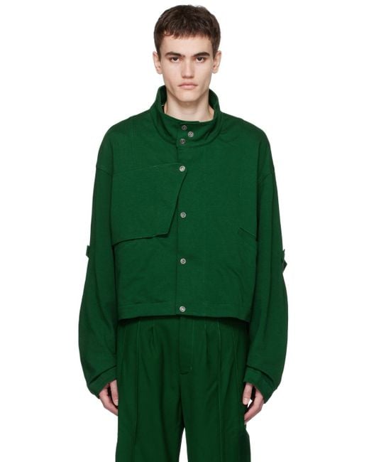 Kiko Kostadinov Green Meno Jacket for men