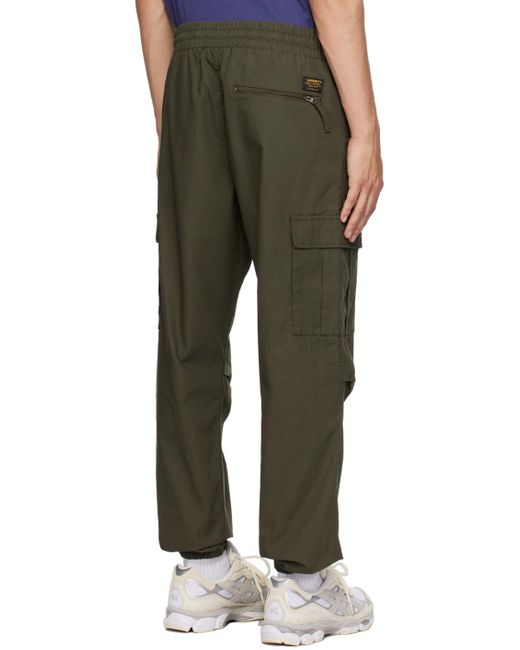 Carhartt Green Elasticized Cargo Pants for men