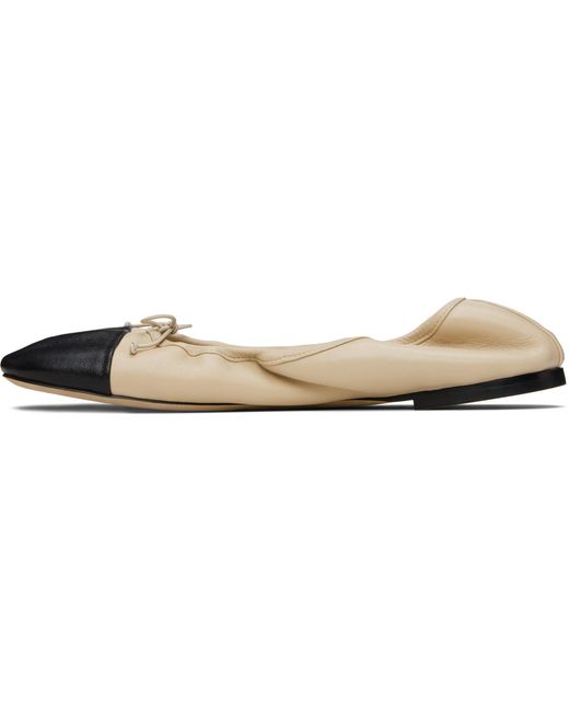 Christen Black Ssense Exclusive & Tabi Stretch Ballerina Flats