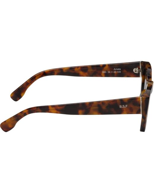 Retrosuperfuture Black Tortoiseshell Amata Sunglasses for men