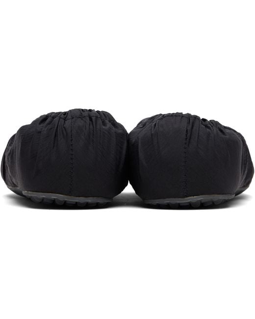 Maison Margiela Black Layered Ballerina Flats