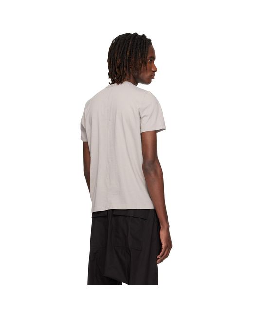 Rick Owens Black Off- Temple Short Level T-shirt for men