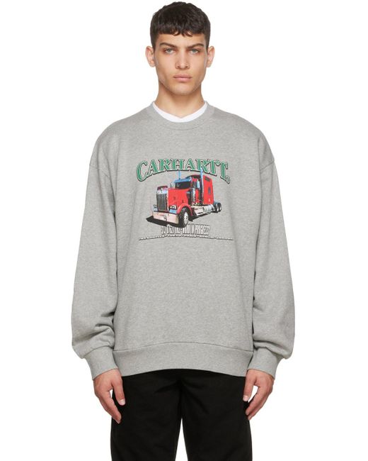 Carhartt WIP Gray On The Road Sweatshirt for men